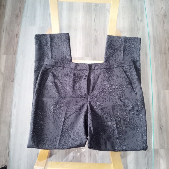 Willow & Thread Black Patterned Trousers - Picture 1 of 5